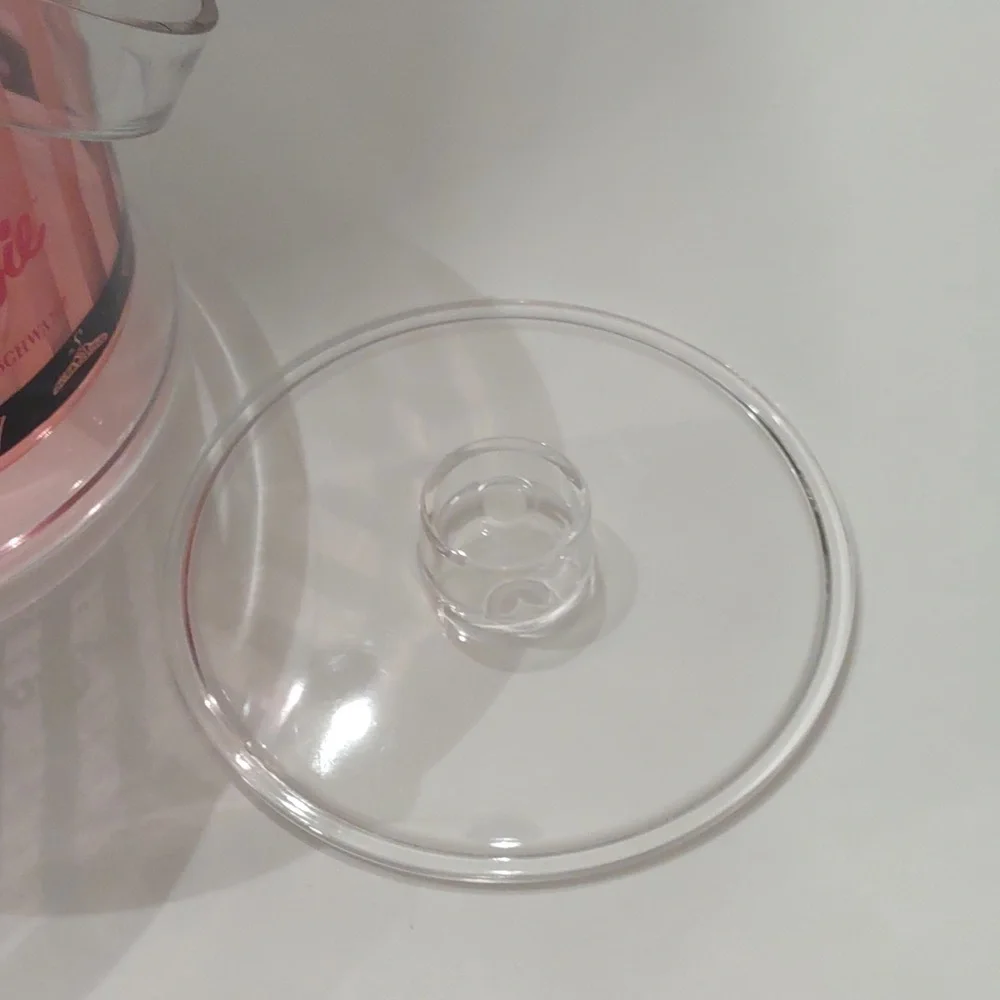FAO Schwarz 1995 Barbie Ice Bucket Pink Acrylic MCM Style Vintage